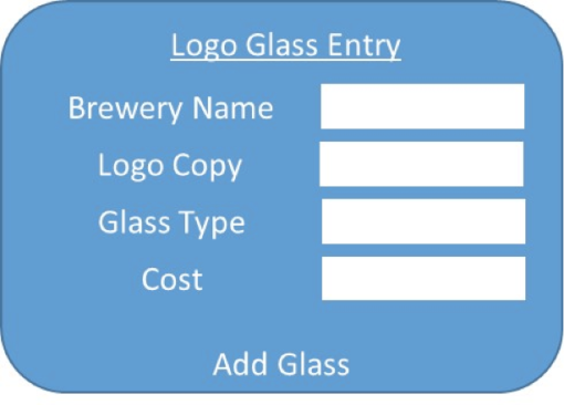 Logo Glass Entry Screen